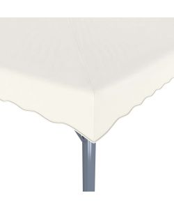 Gazebo 300x300 cm Crema Alluminio