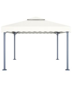 Gazebo 400x300 cm Crema Alluminio