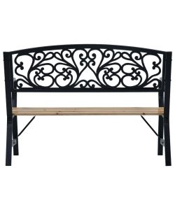 Panchina da Giardino 120 cm in Legno 47940