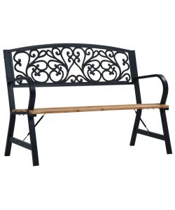 Panchina da Giardino 120 cm in Legno 47940