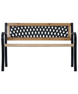 Panchina da Giardino 120 cm in Legno 47944
