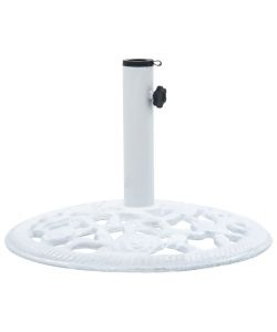 Base Ombrellone Bianca 12 kg 48 cm in Ghisa