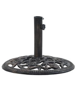 Base Ombrellone Bronzo 12 kg 48 cm in Ghisa