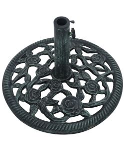 Base Ombrellone Verde 9 kg 40 cm in Ghisa