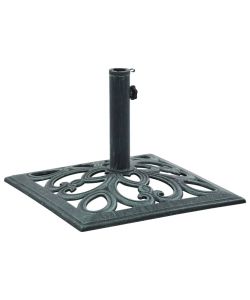 Base Ombrellone Verde 12 kg 49 cm in Ghisa