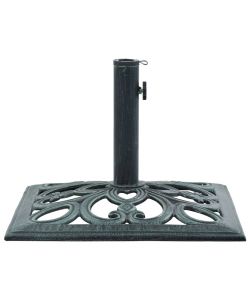 Base Ombrellone Verde 12 kg 49 cm in Ghisa