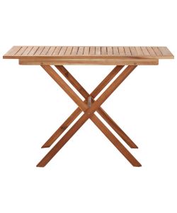 Tavolo da Giardino 110x67x74 cm in Legno Massello di Acacia