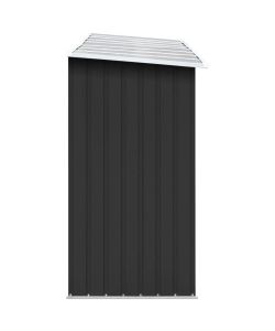 vidaXL Capannone da Giardino per Legna - Antracite - 330x84x152cm