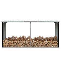 Capannone da Giardino in Acciaio Zincato 330x92x153cm Antracite