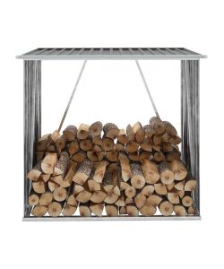 Capannone da Giardino in Acciaio Zincato 163x83x154cm Antracite