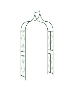Arco da Giardino Verde Scuro 120x38x258 cm in Ferro
