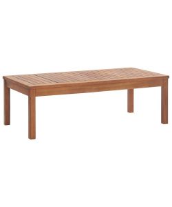 vidaXL Set Divani da Giardino in Acacia con Cuscini - Bianco