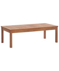 vidaXL Set Divani da Giardino in Acacia con Cuscini - Bianco