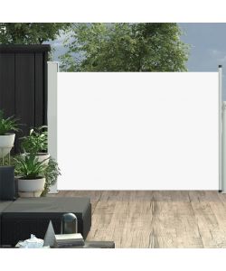 Tenda Laterale Retrattile per Patio 100x500 cm Crema
