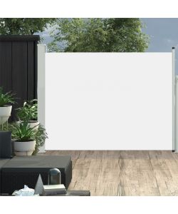 Tenda Laterale Retrattile per Patio 140x500 cm Crema