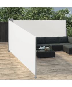 Tenda da Sole Laterale Retrattile Crema 120x1000 cm