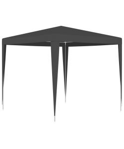 Gazebo Professionale 2,5x2,5 m Antracite 90 g/m