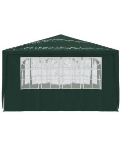 vidaXL Gazebo Professionale con Pareti - Verde - 4x4 m