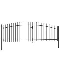 Cancello Doppio con Punte a Lancia 400x175 cm