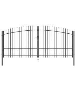 Cancello Doppio con Punte a Lancia 400x225 cm