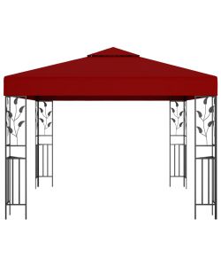 Gazebo 3x3 m Rosso Vino