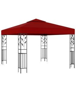 Gazebo 3x3 m Rosso Vino