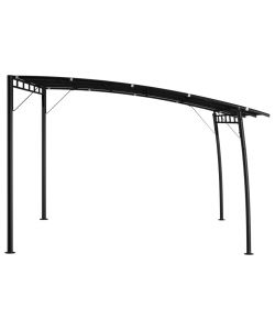 Tenda Parasole da Giardino 4x3x2,55 m Antracite