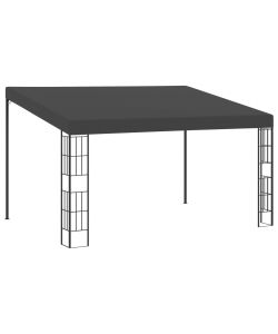 Gazebo a Parete 3x4 m Antracite in Tessuto