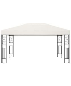 Gazebo 3x4 m Crema in Tessuto