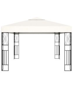 Gazebo 3x4 m Crema in Tessuto