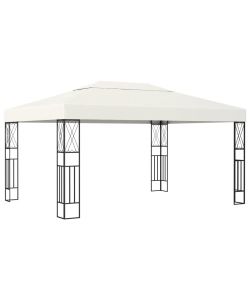 Gazebo 3x4 m Crema in Tessuto