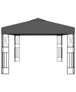 Gazebo 3x4 m Antracite in Tessuto