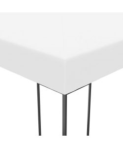 Gazebo da Giardino 3x3 m Bianco