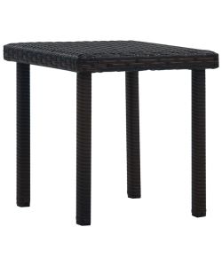 Tavolino da T per Esterni Marrone 40x40x40 cm in Polyrattan
