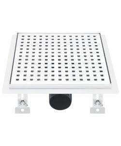 Scarico Doccia 20x20 cm in Acciaio Inossidabile