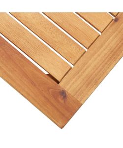 vidaXL Tavolino da Caff Giardino - Legno di Acacia Marrone - 60x60x36 cm