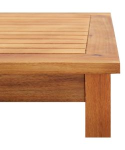 vidaXL Tavolino da Caff Giardino - Legno di Acacia Marrone - 60x60x36 cm