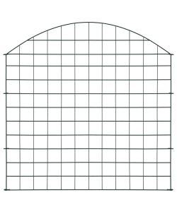 Set Recinzione ad Arco per Stagno 77,5x78,5 cm Verde