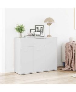 vidaXL Credenza Minimalista Bianca 88x30x70 cm in Legno Multistrato