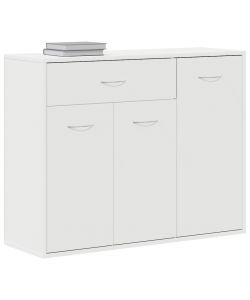 vidaXL Credenza Minimalista Bianca 88x30x70 cm in Legno Multistrato
