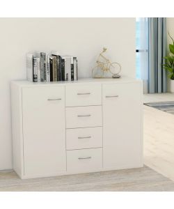 Credenza Bianca 88x30x65 cm in Truciolato