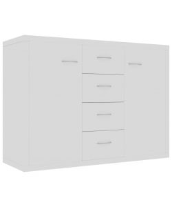 Credenza Bianca 88x30x65 cm in Truciolato