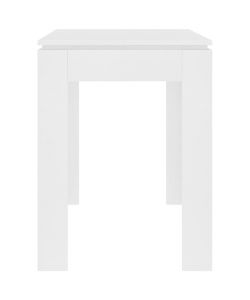 vidaXL Tavolo da Pranzo Bianco 120x60 cm in Legno Multistrato