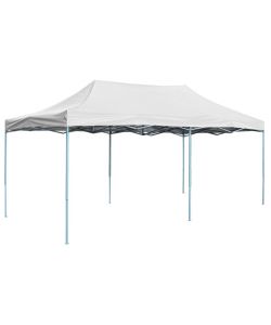 vidaXL Gazebo Pieghevole Professionale - Bianco - 3x6 m
