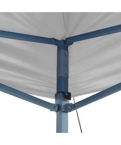 vidaXL Gazebo Pieghevole Professionale - Bianco - 3x6 m