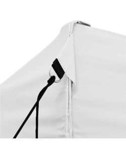 vidaXL Gazebo Pieghevole Professionale - Bianco - 3x6 m