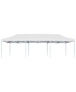 Tenda Pieghevole Pop-Up 3x9 m Bianca
