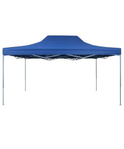 vidaXL Gazebo Pieghevole Professionale - Blu - 3x4m