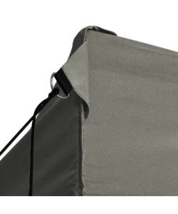 Gazebo Professionale Pieghevole 3x4m in Acciaio Antracite