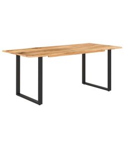 Tavolo da Pranzo 180x90x76 cm in Legno Massello di Acacia